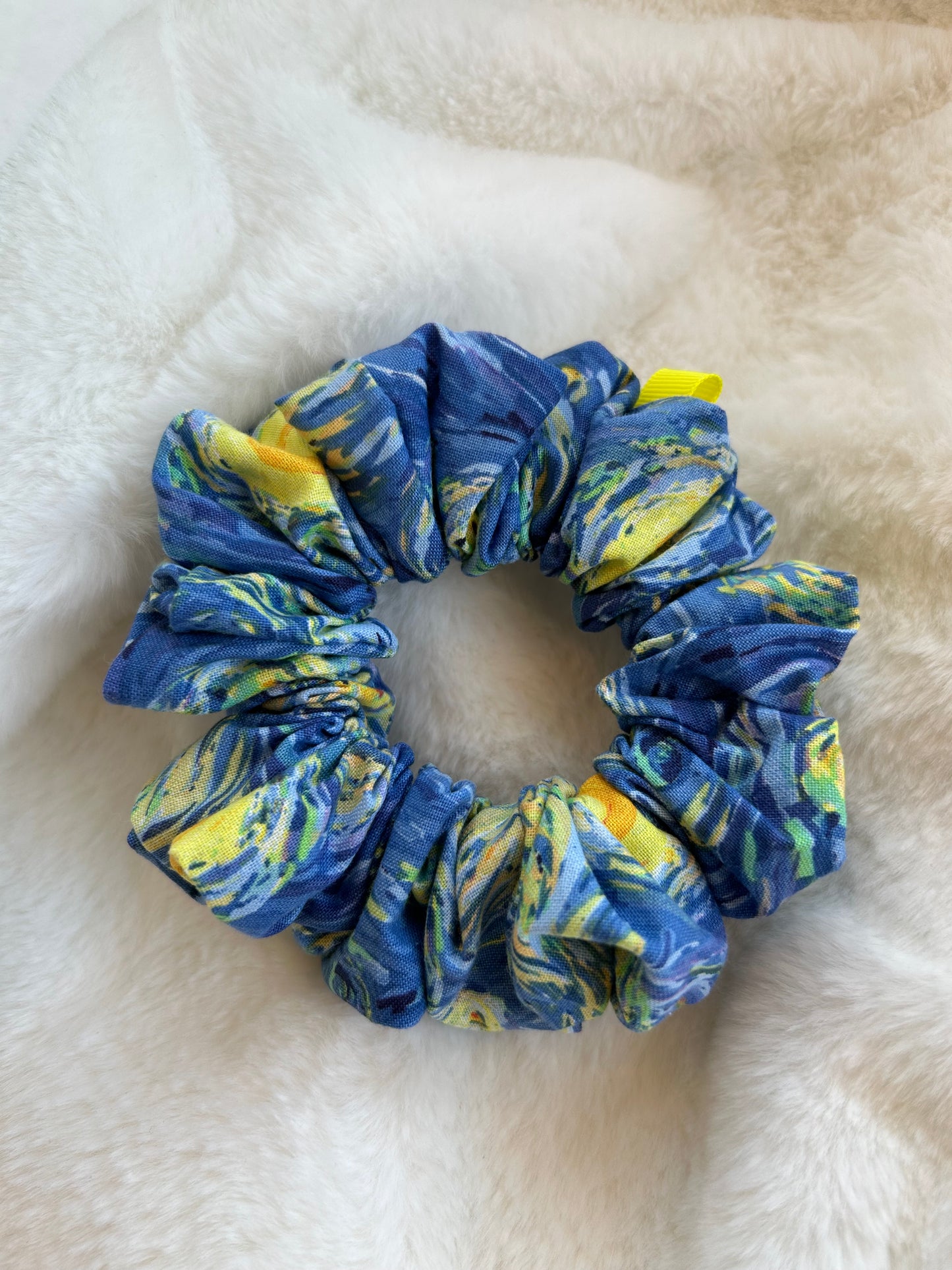 Starry Night scrunchie