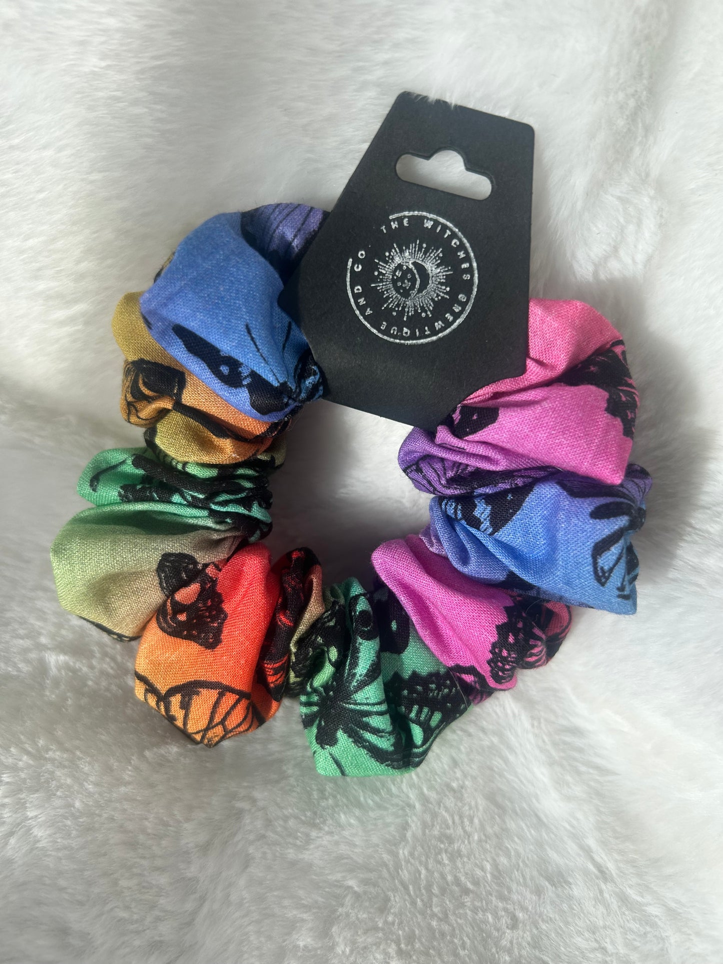 Gradient butterfly scrunchie