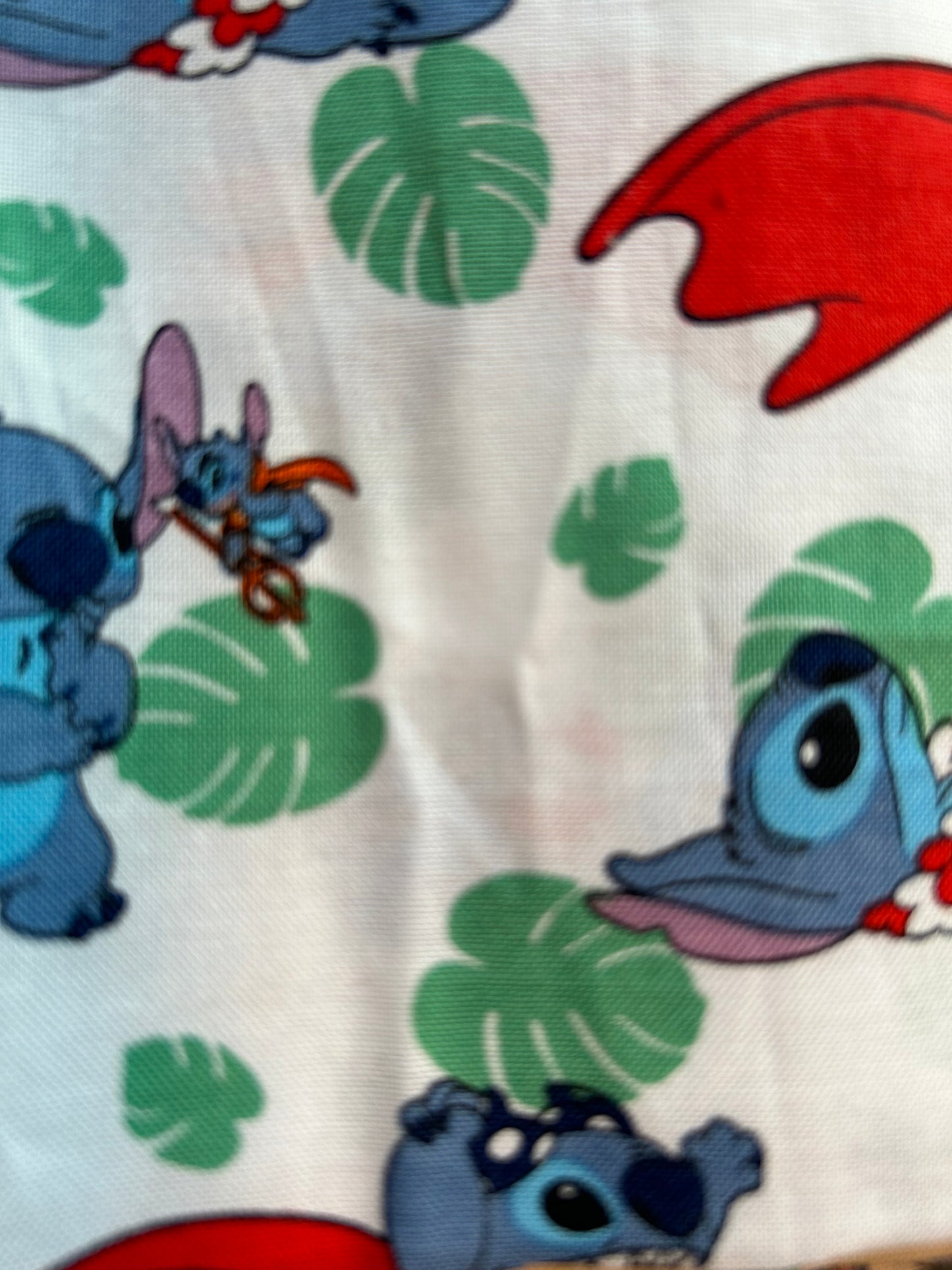 Caped stitch scrunchie