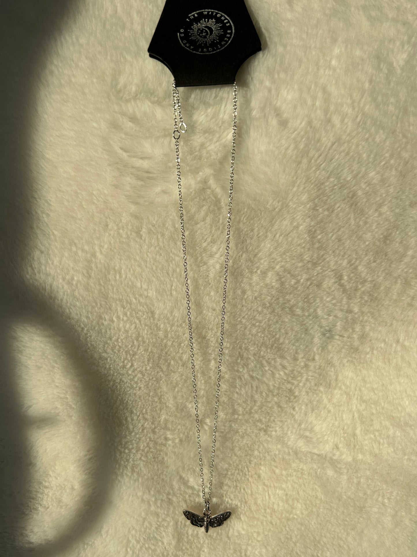 Moth necklace