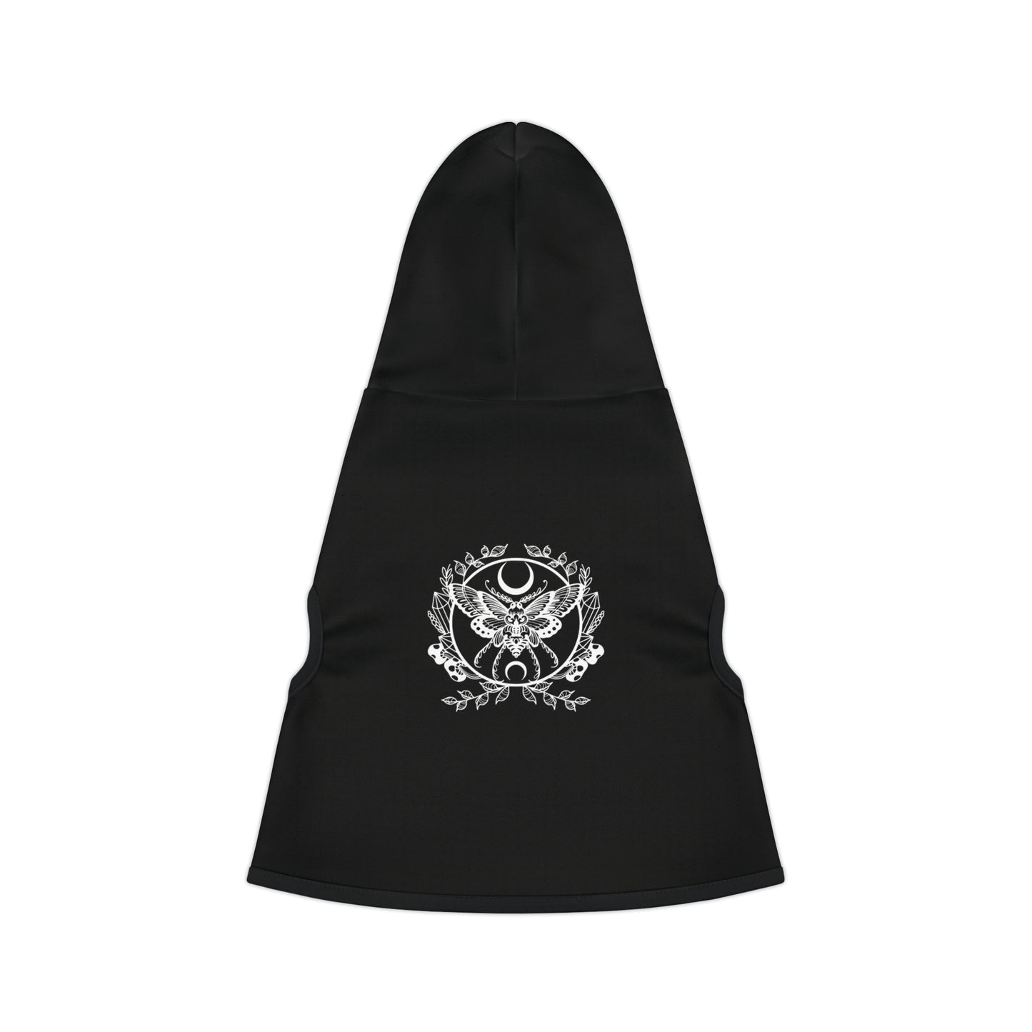 Moth and moon Pet Hoodie