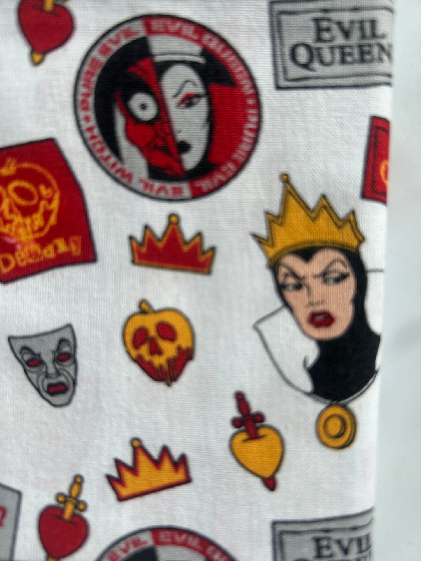 White evil queen scrunchie