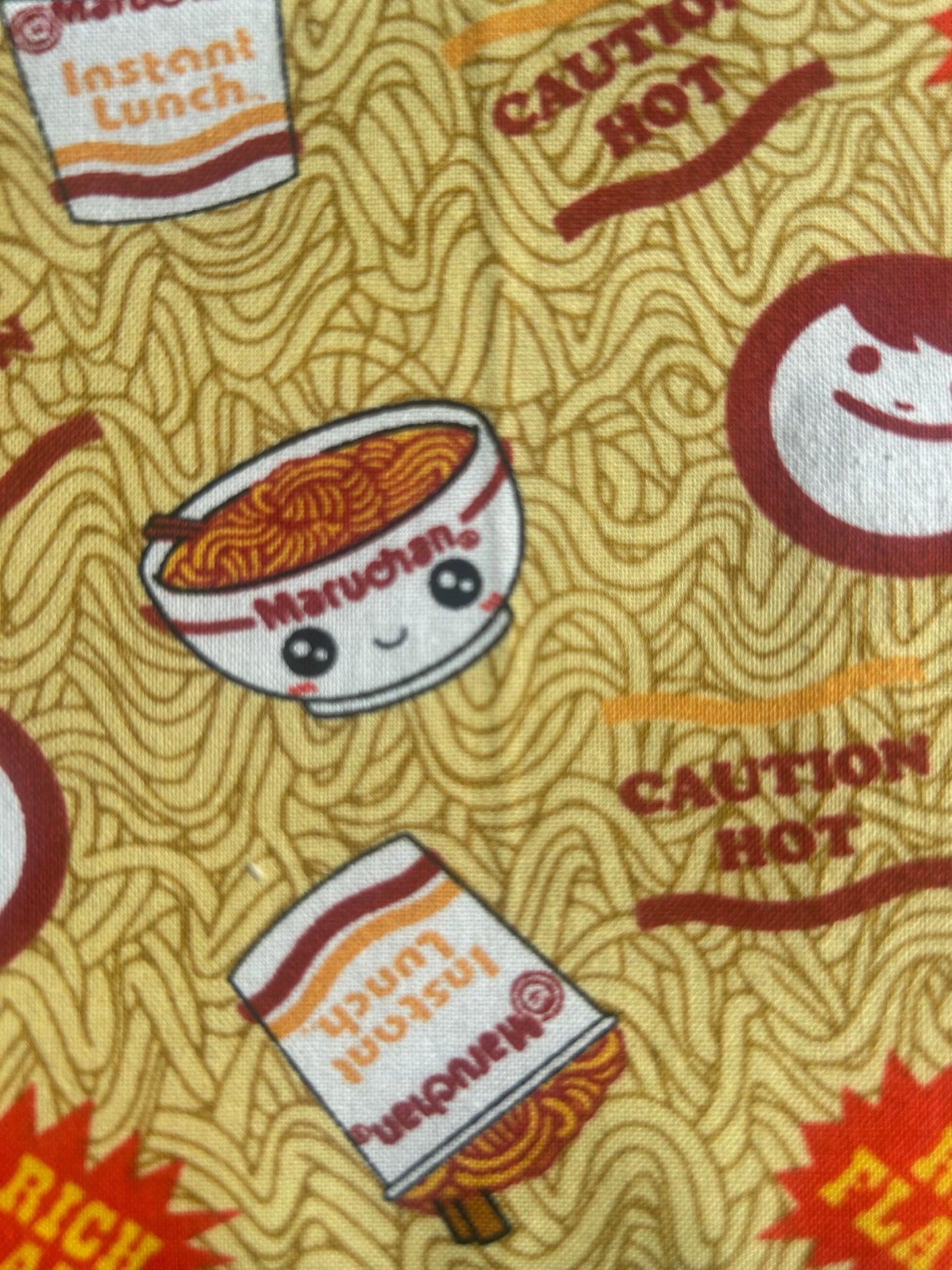 Maruchan noodles scrunchie