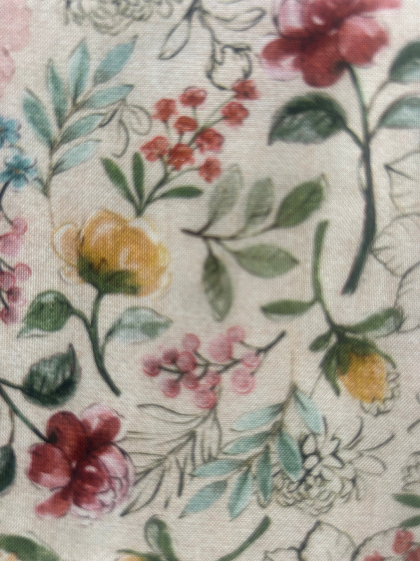 Wild flower scrunchie