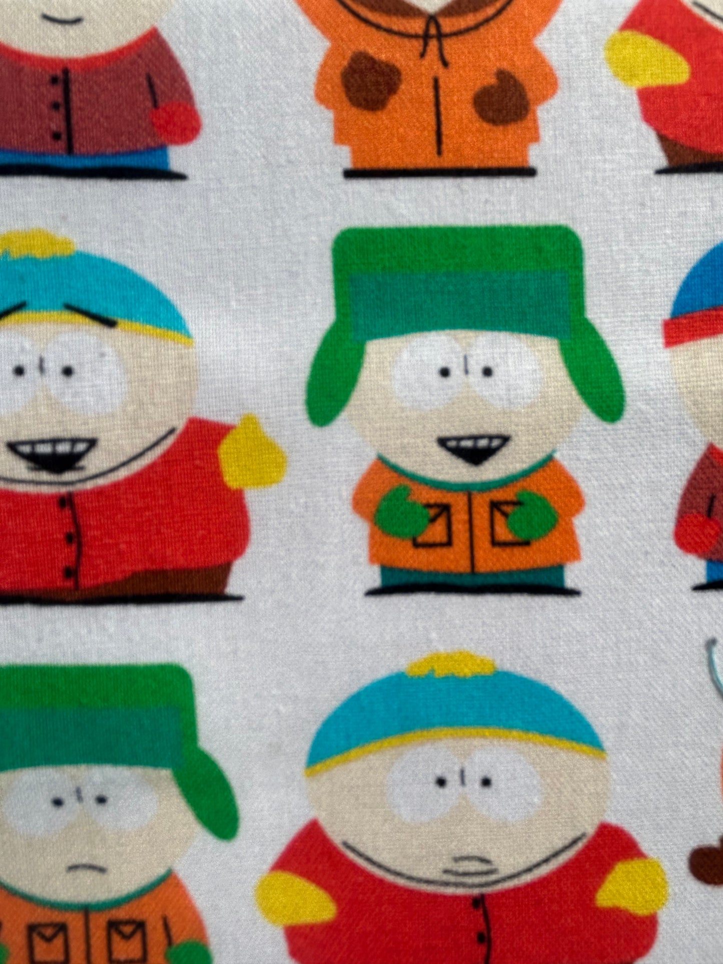 White South Park scrunchie