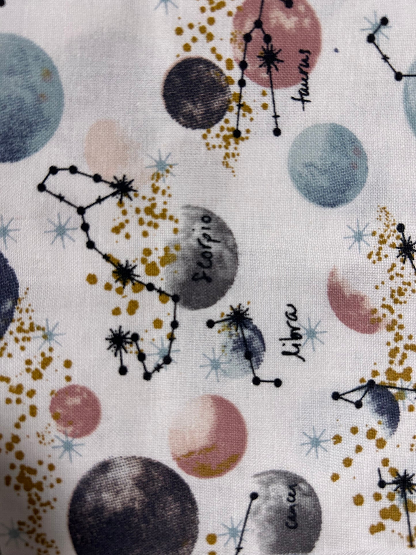 Planet astrology scrunchie