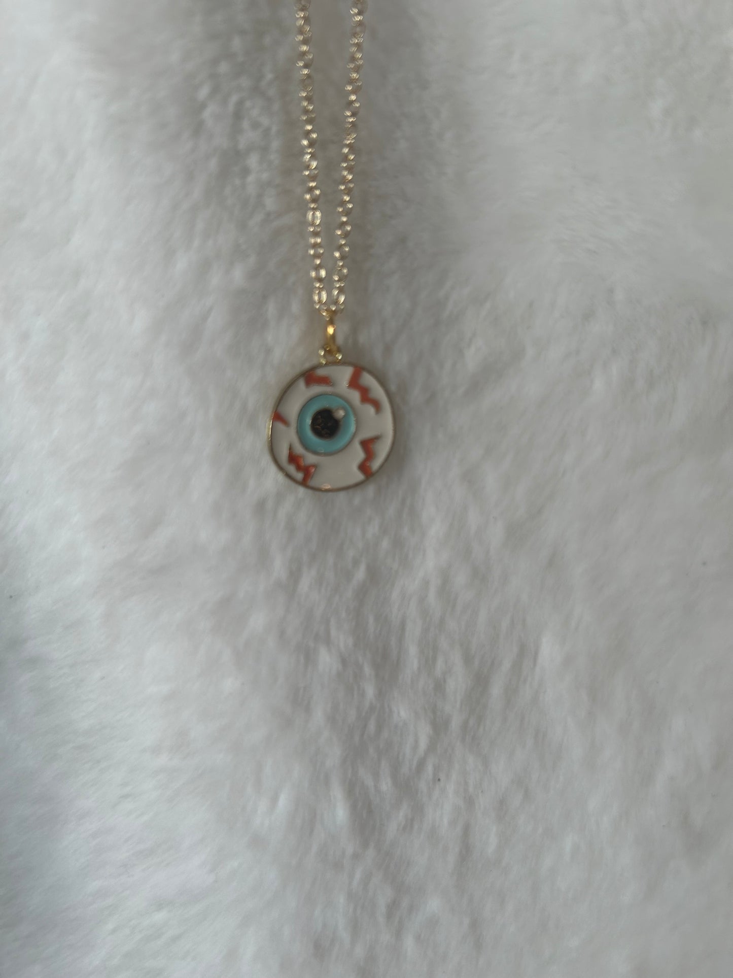 Eyeball necklace