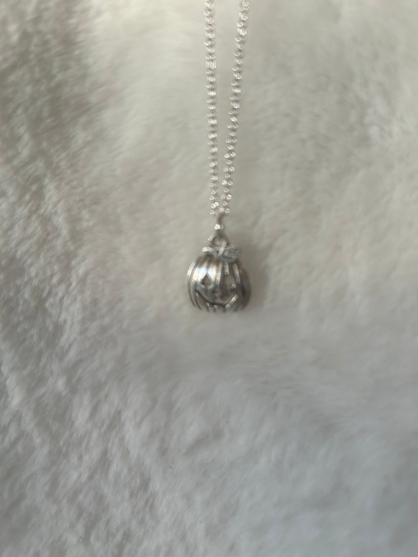 Jack-o-lantern necklace