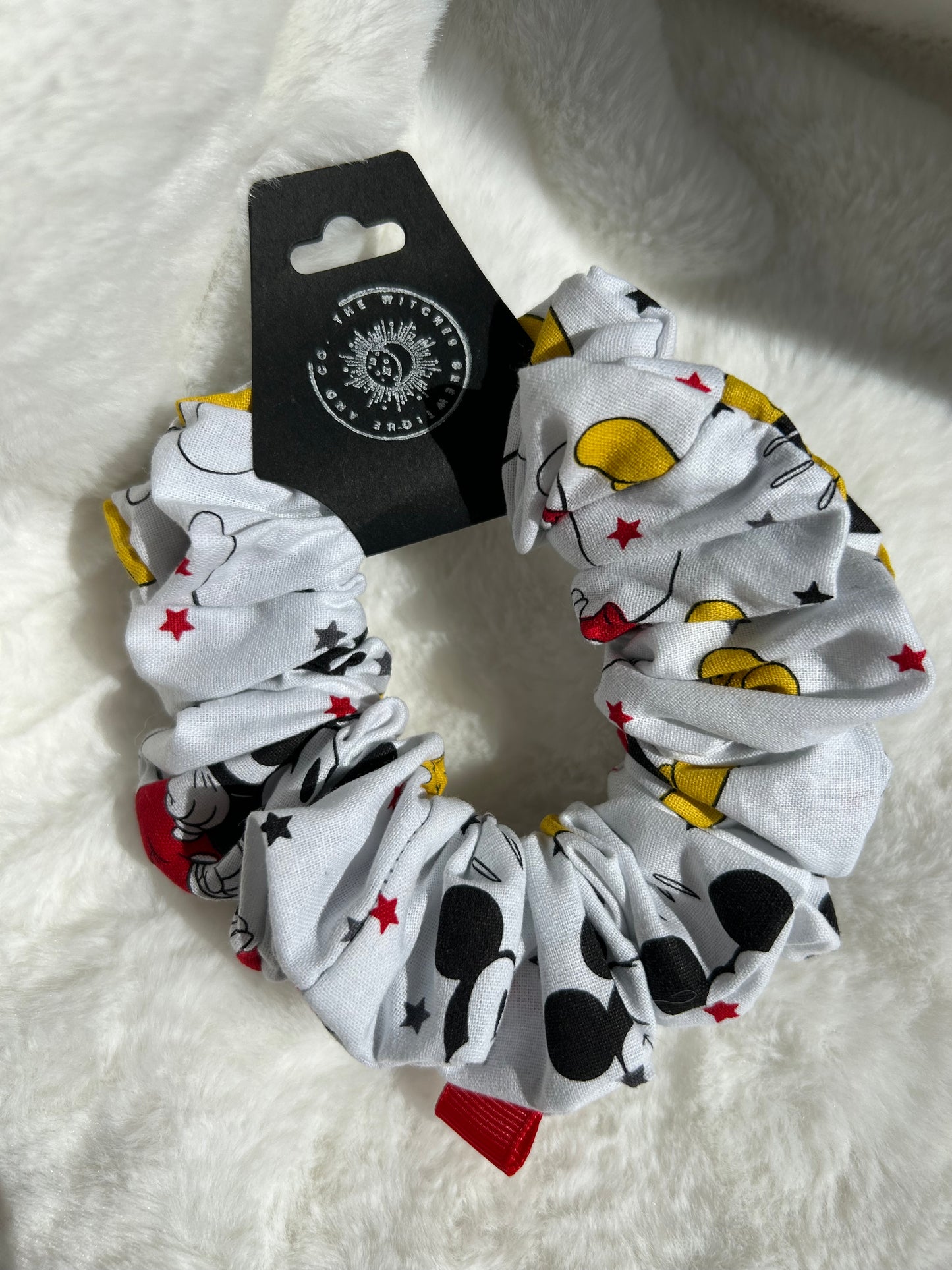 Classic Mickey Mouse scrunchie