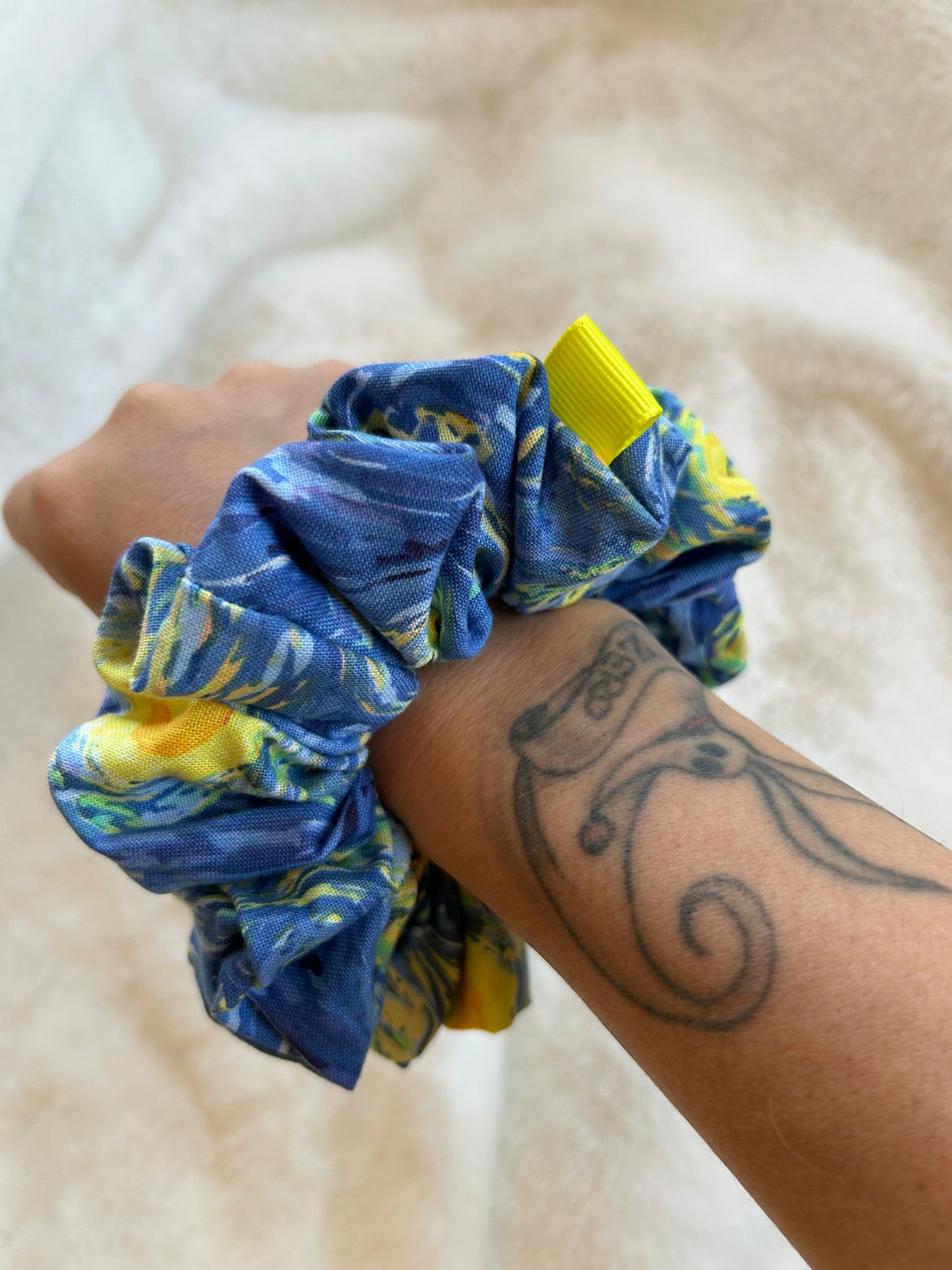Starry Night scrunchie