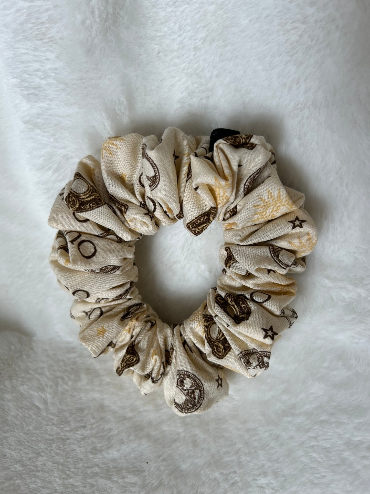 White ouija scrunchie
