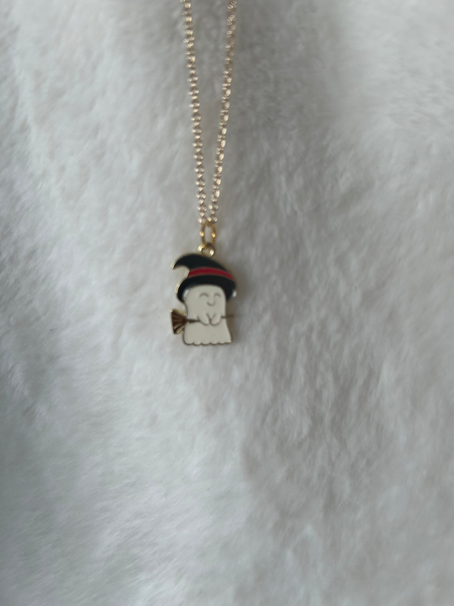 Ghost witch necklace