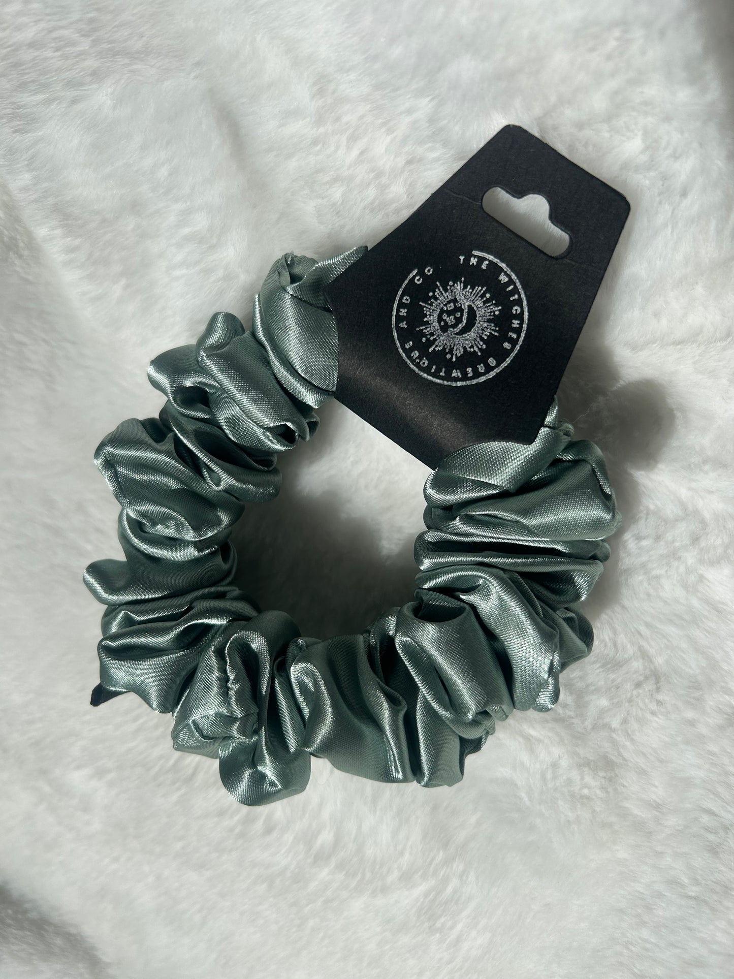 Sage scrunchie