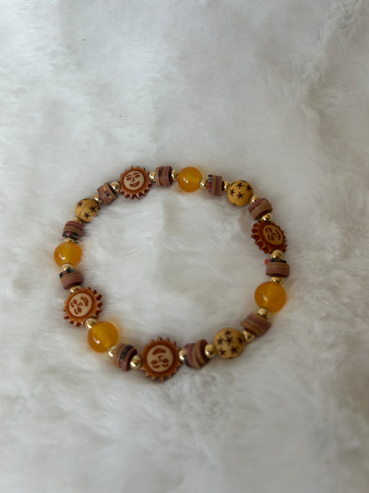 Sun and stars bracelet