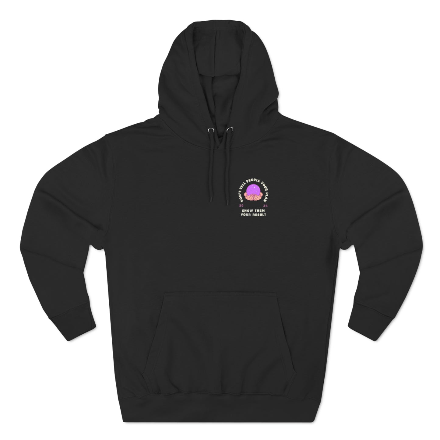 Three-Panel Fleece Hoodie