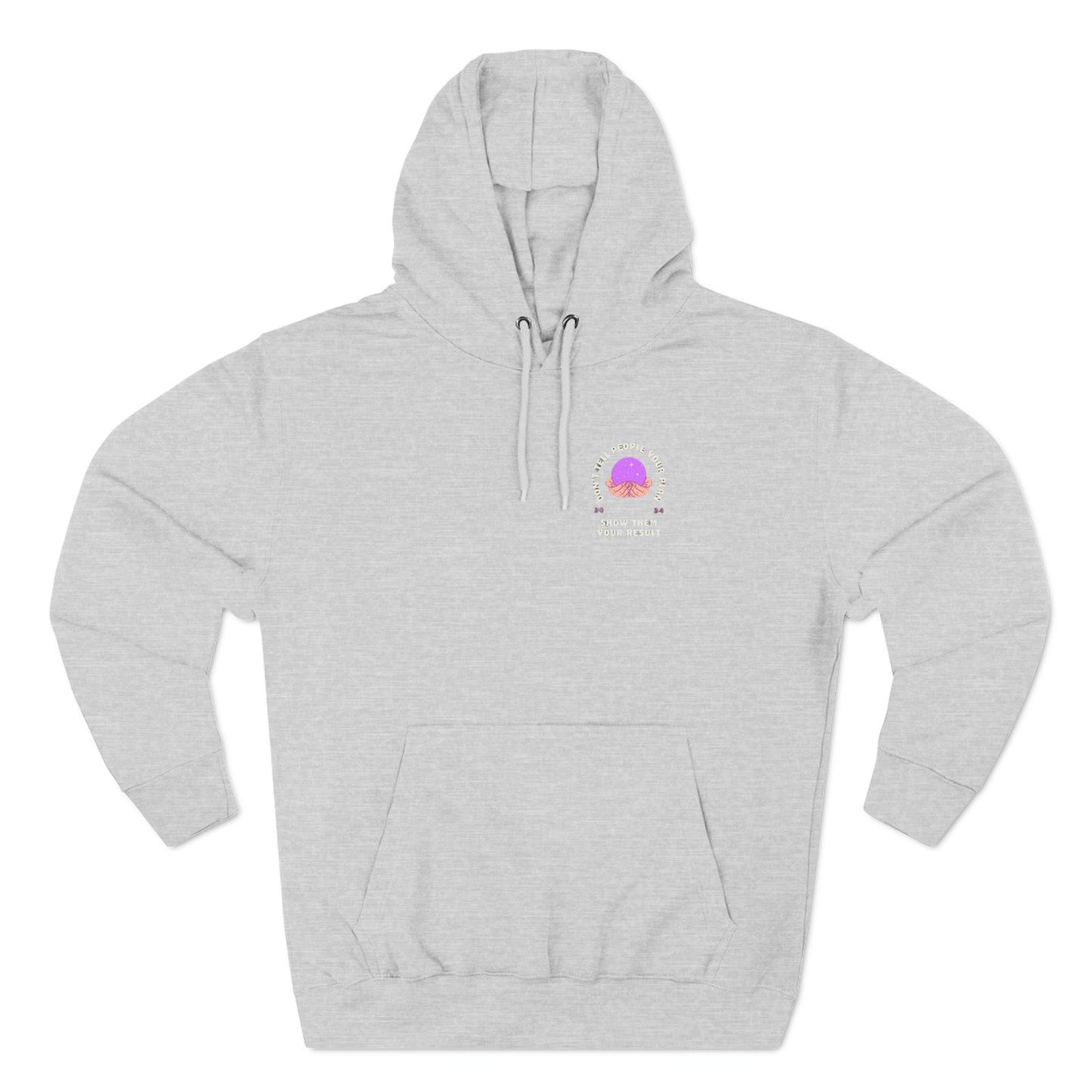 Three-Panel Fleece Hoodie