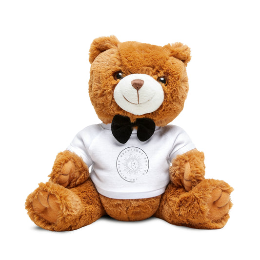 Teddy Bear with The Witcher Brewtique Logo T-Shirt