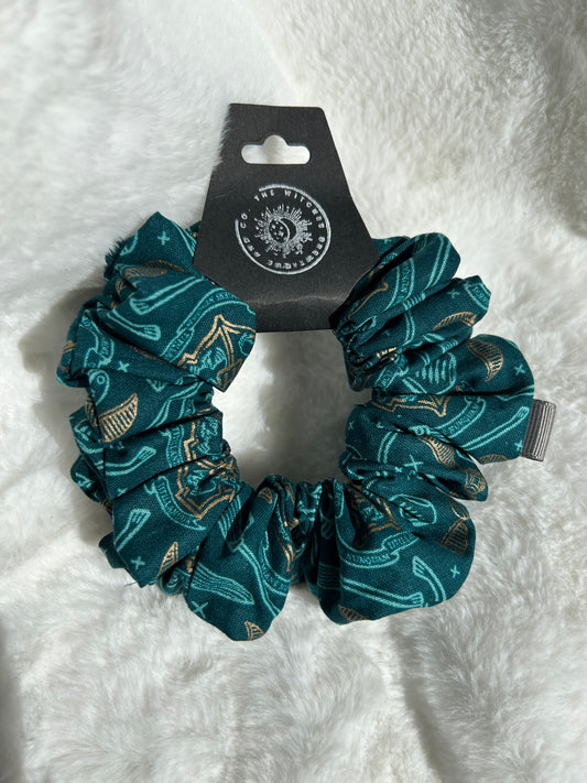 Deep blue Quidditch scrunchie