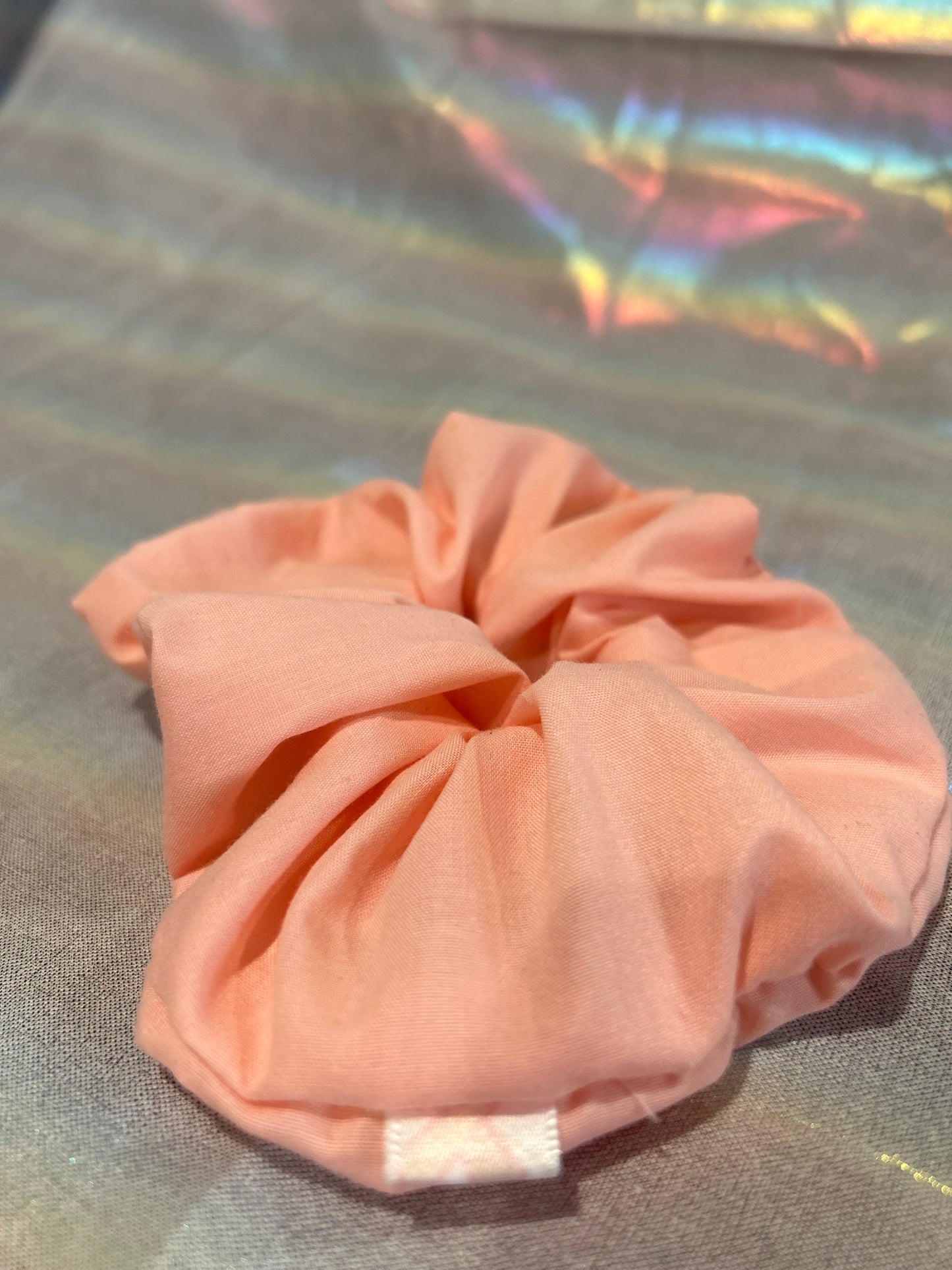 Baby pink scrunchie