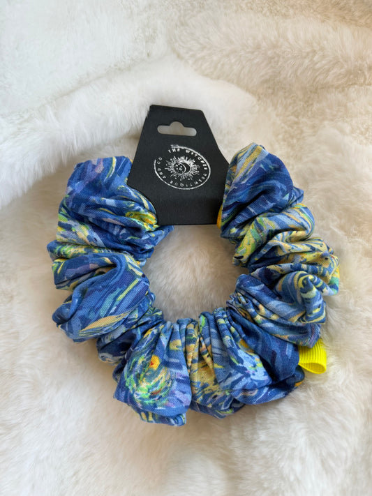 Starry Night scrunchie
