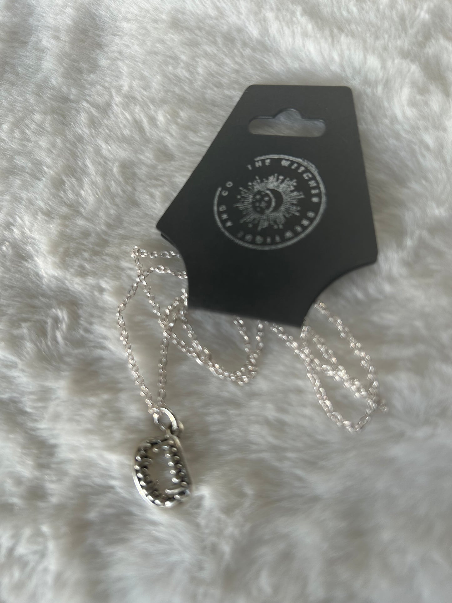 Vampire teeth necklace