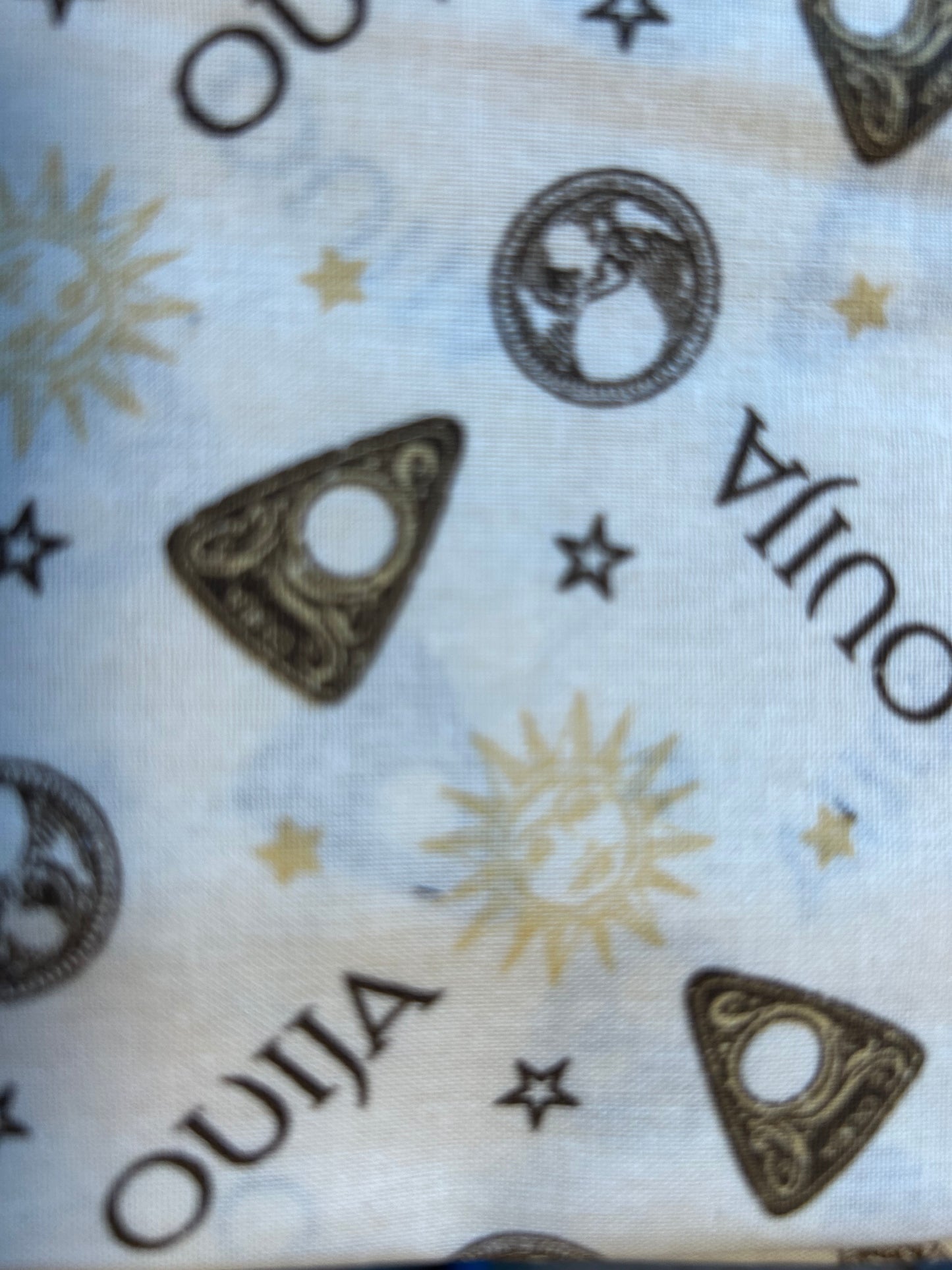 White ouija scrunchie