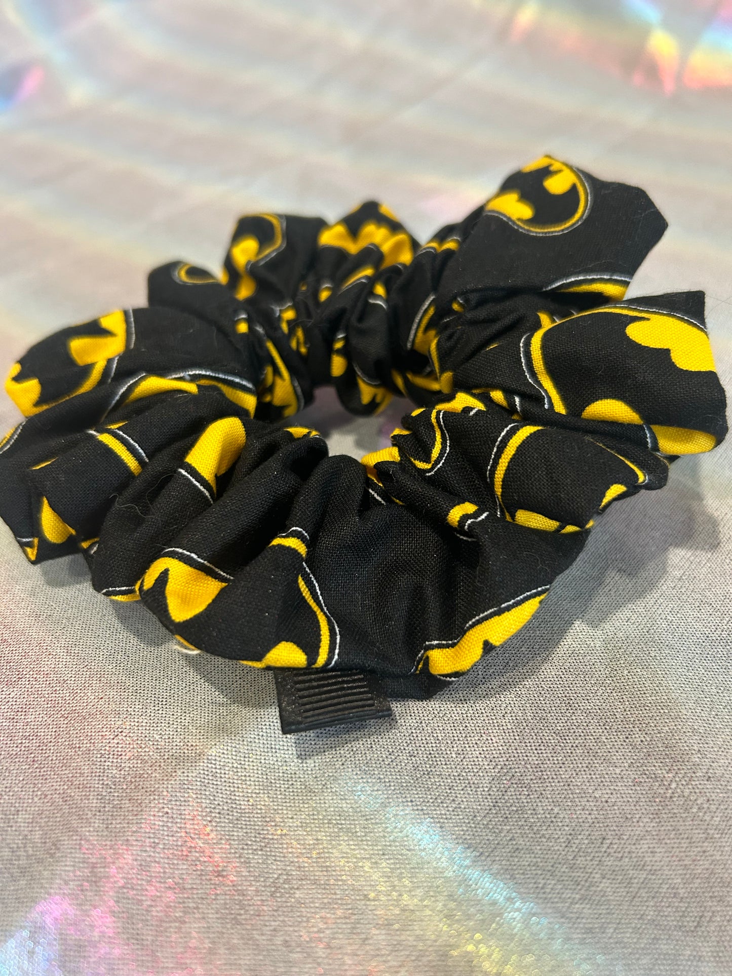 Batman logo scrunchie