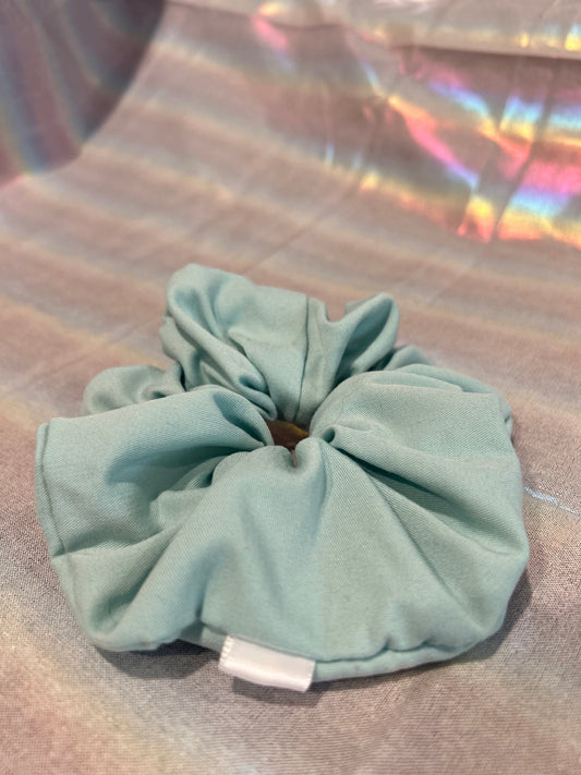 Baby blue scrunchie