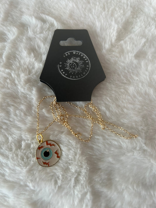 Eyeball necklace