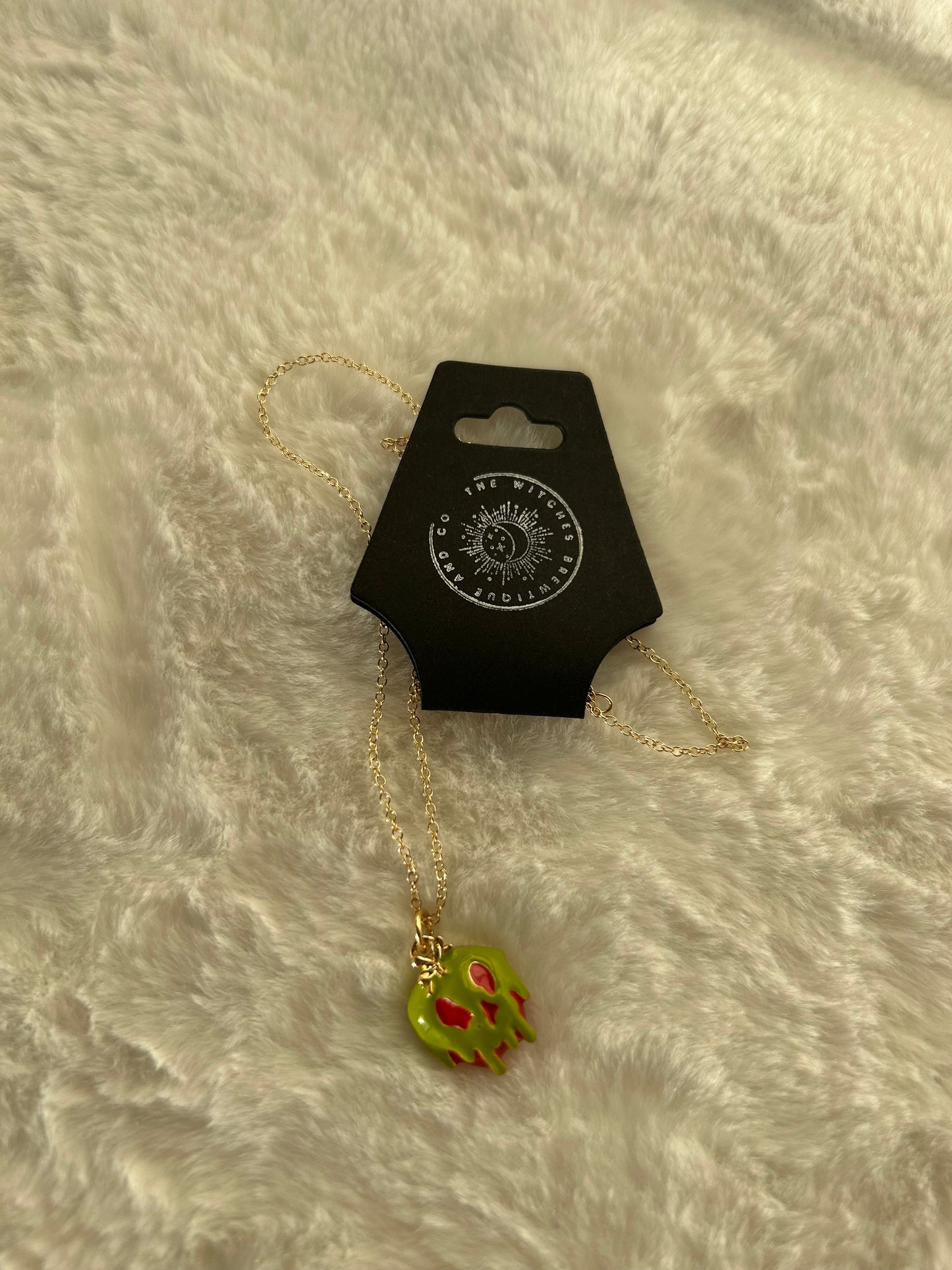 Poison apple necklace