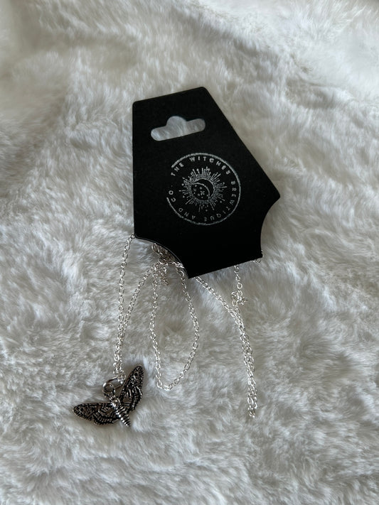 Moth necklace