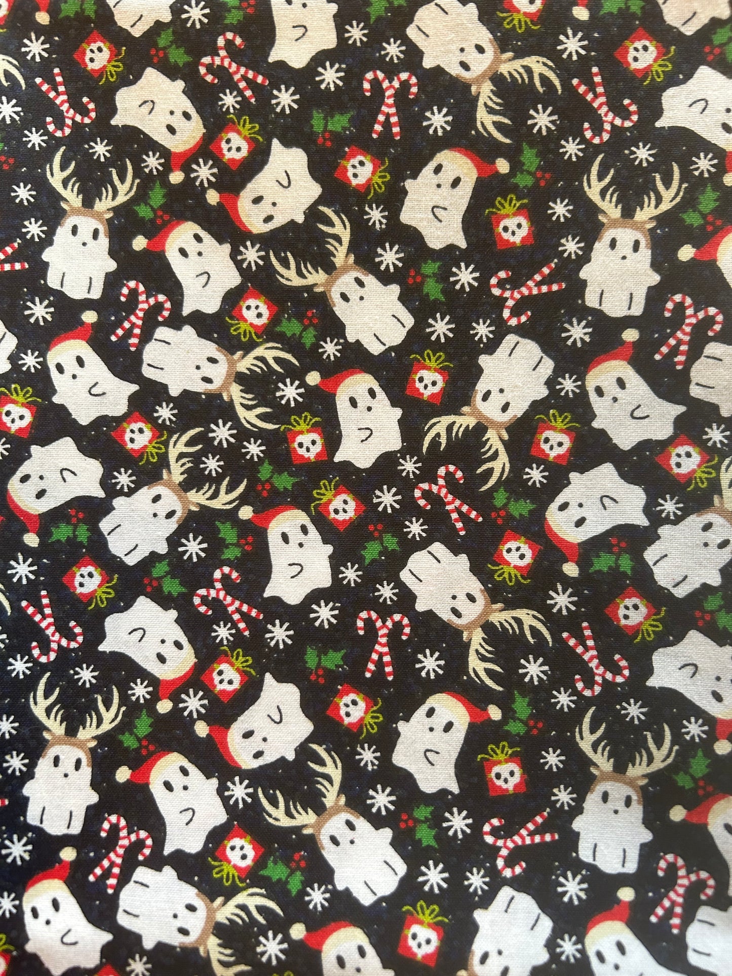 Christmas ghost scrunchie