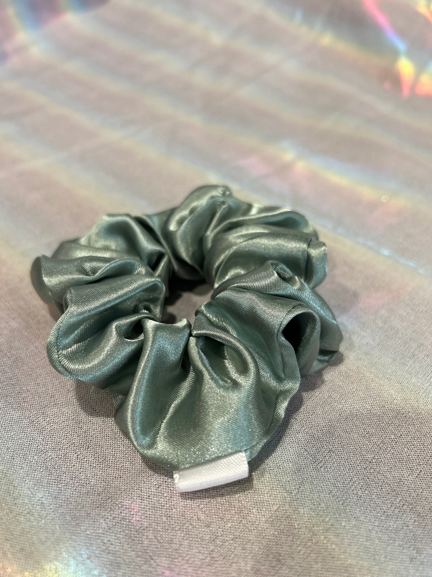 Sage scrunchie