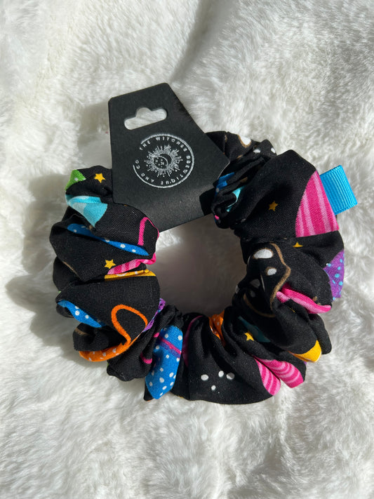 Colorful planets scrunchie