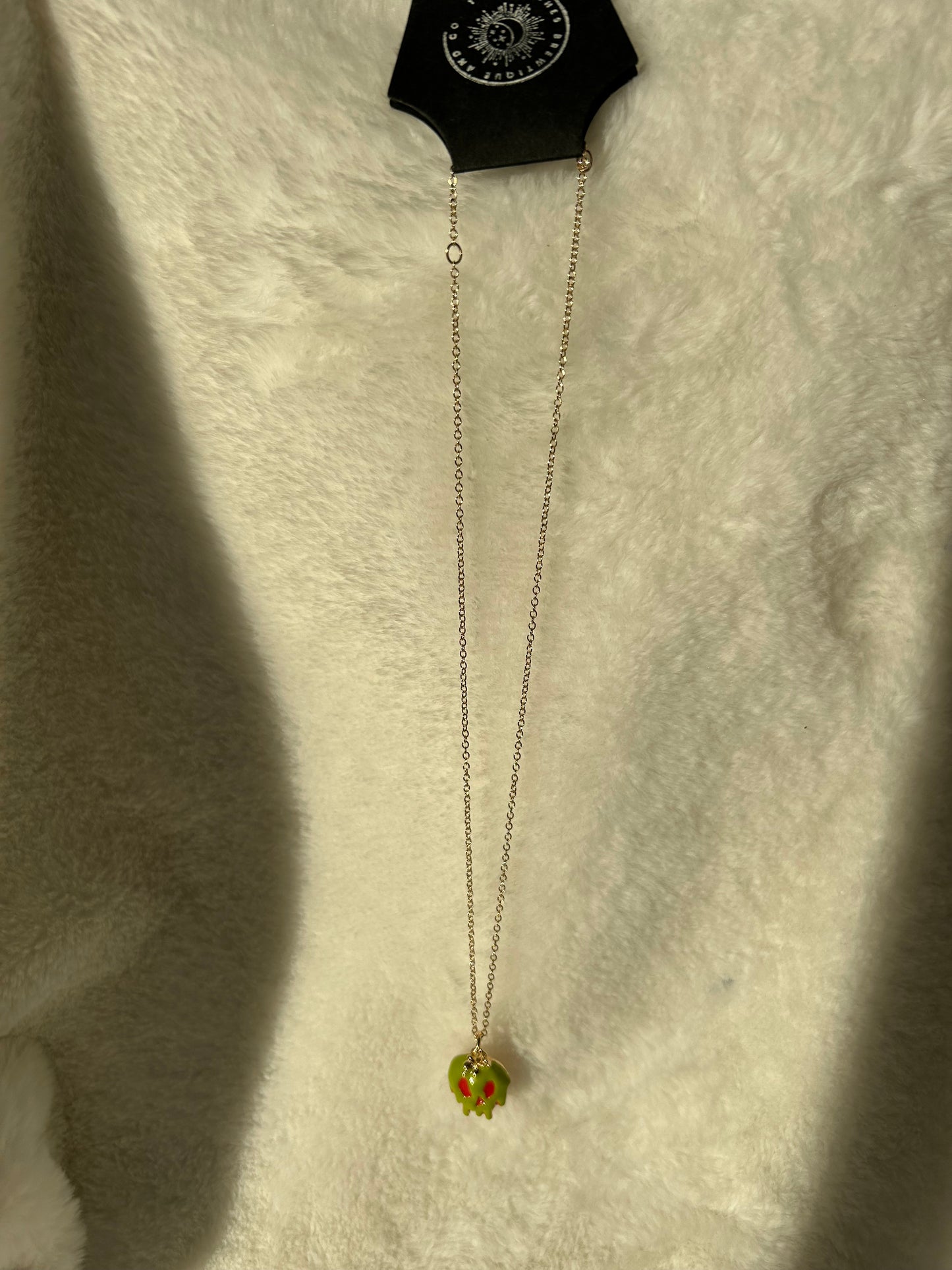 Poison apple necklace