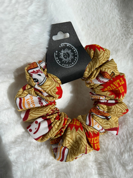 Maruchan noodles scrunchie