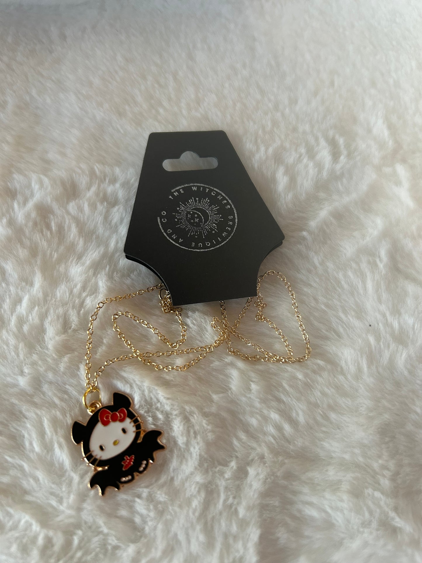 Bat Hello Kitty necklace