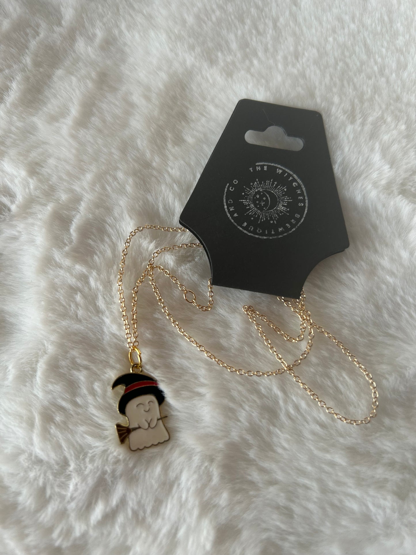Ghost witch necklace