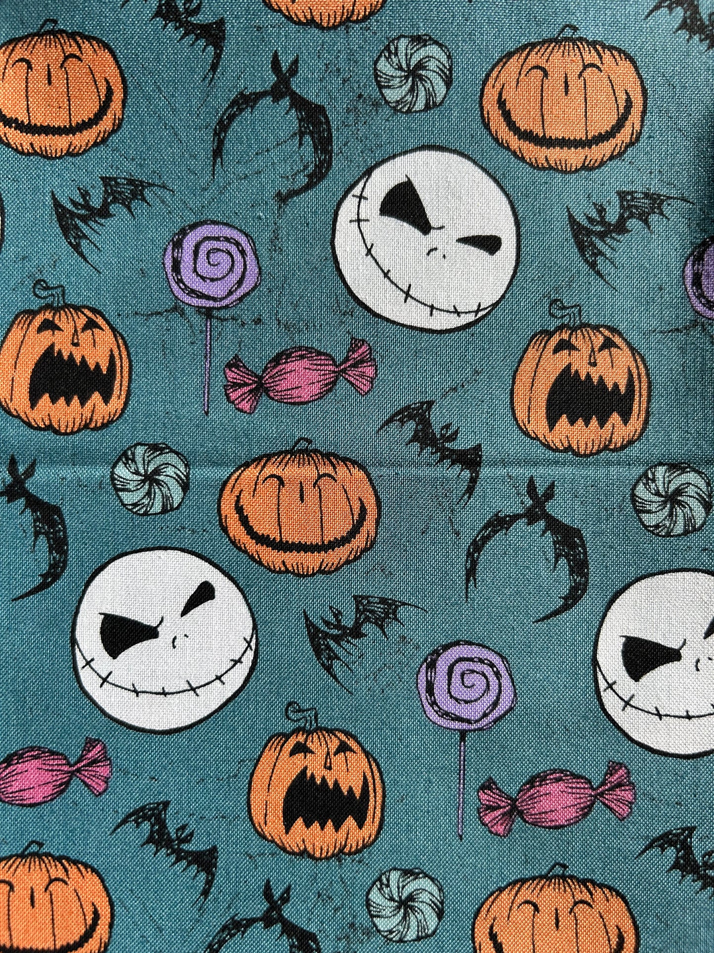 Blue jack truck or treat scrunchie