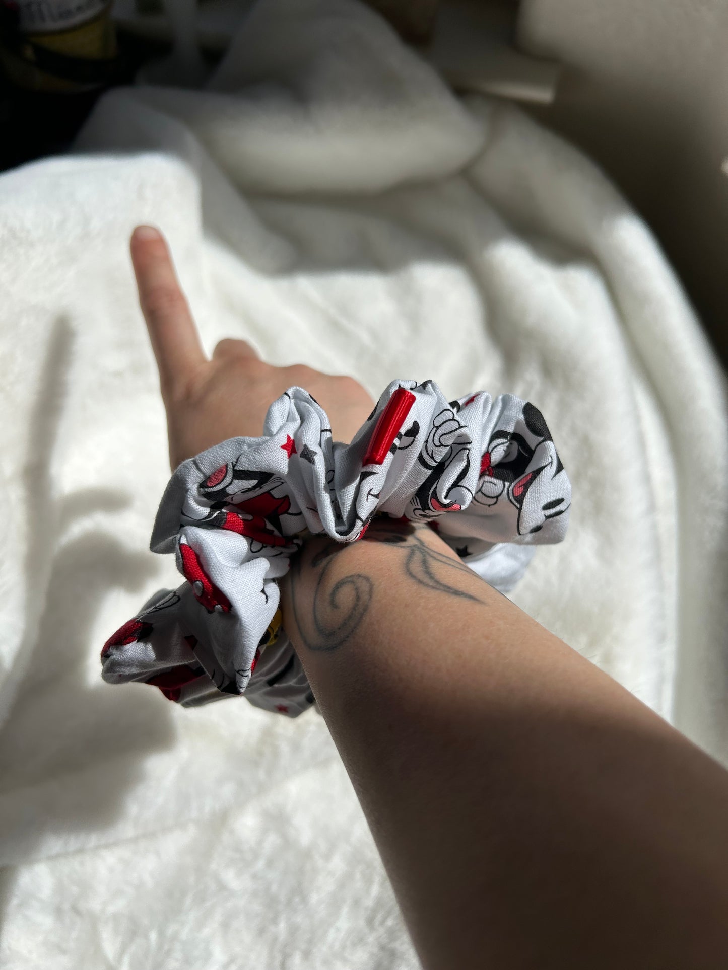 Classic Mickey Mouse scrunchie
