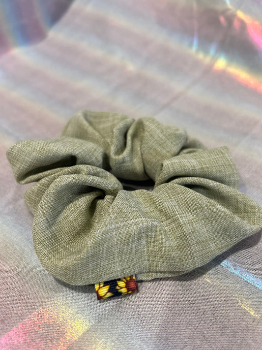 Faded green scrunchie