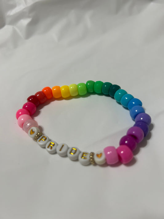 Rainbow pride bracelet